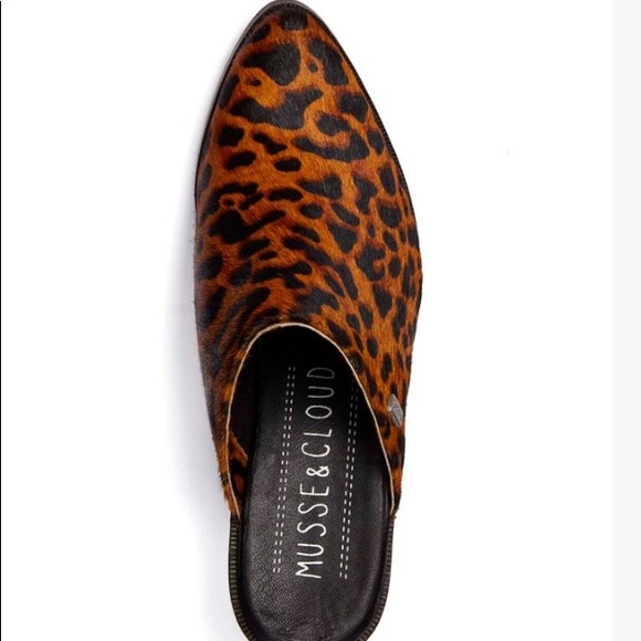 🎉⬇️ SALE! NIB Musse & Cloud Leo Print Mules - Picture 4 of 4